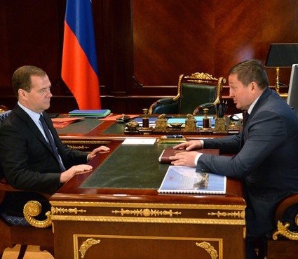 Медведев – Бочарову: «Вы консолидировали людей!»