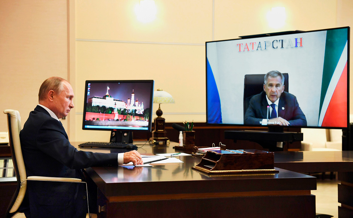 Путин обсудил с главой Татарстана экологические проблемы в республике