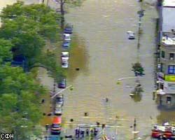Авария в Нью-Йорке: Манхеттен ушел под воду