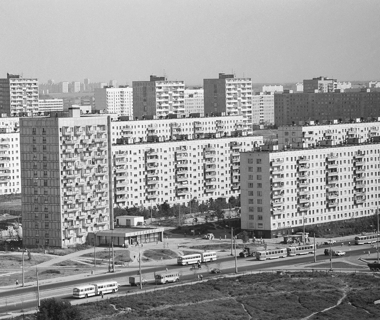 Панорама Северного Чертанова. 1975 год