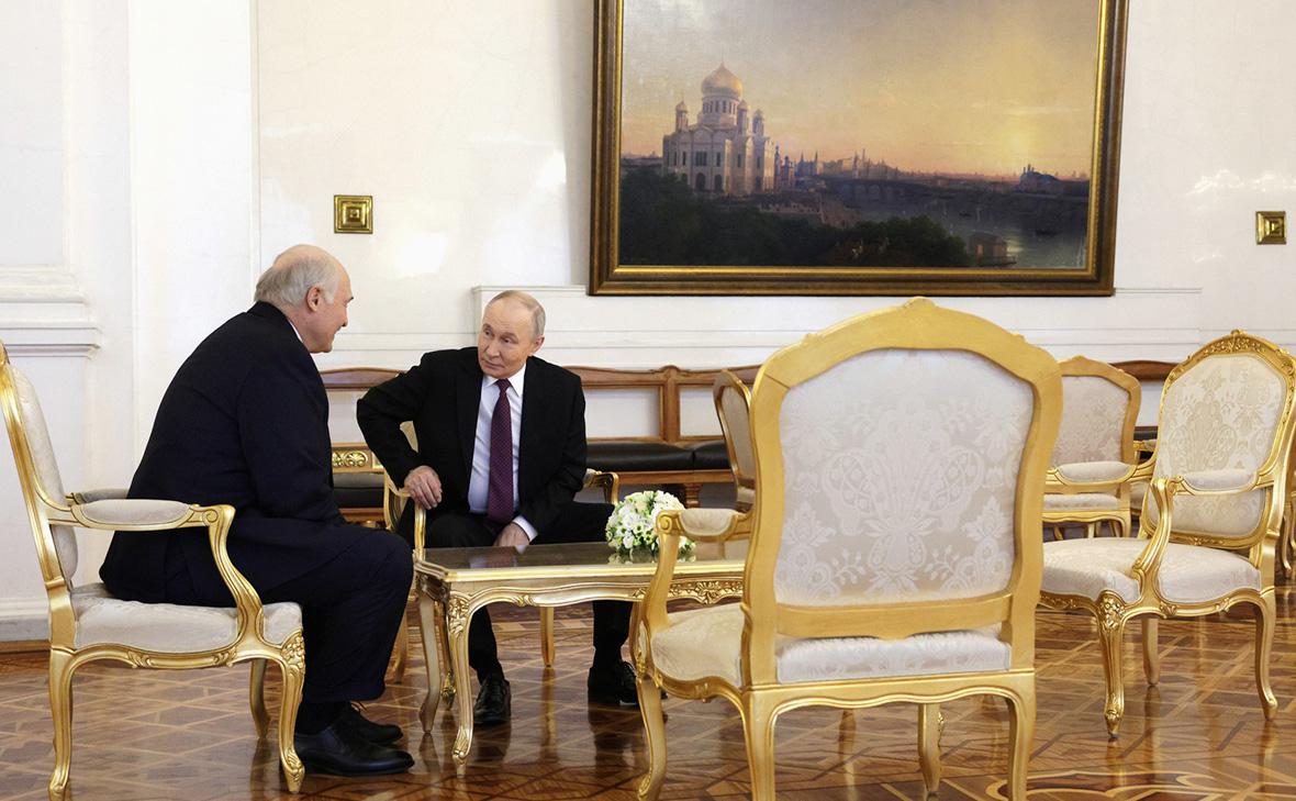 Александр Лукашенко и Владимир Путин