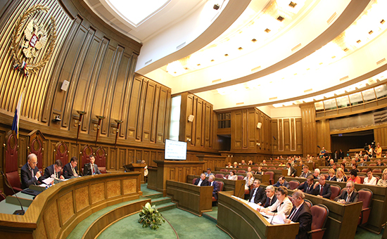 Заседание пленума Верховного суда Российской Федерации. Архивное фото