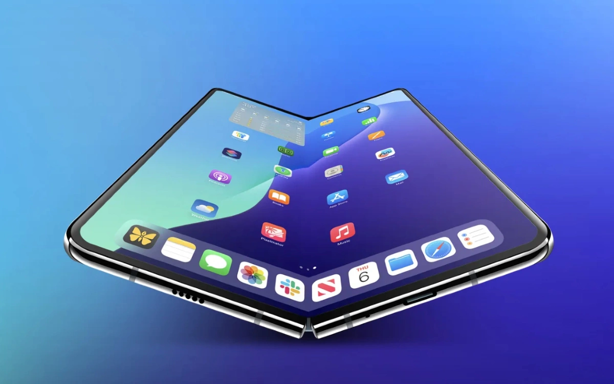 Предполагаемый дизайн первого складного iPhone  