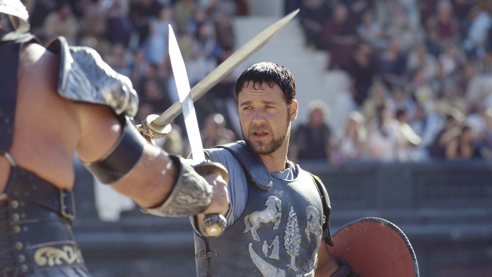 Рассел Кроу в фильме «Гладиатор», (2000)