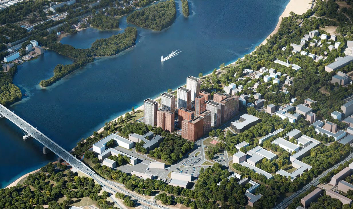 Скрин с проекта застройки Glorax