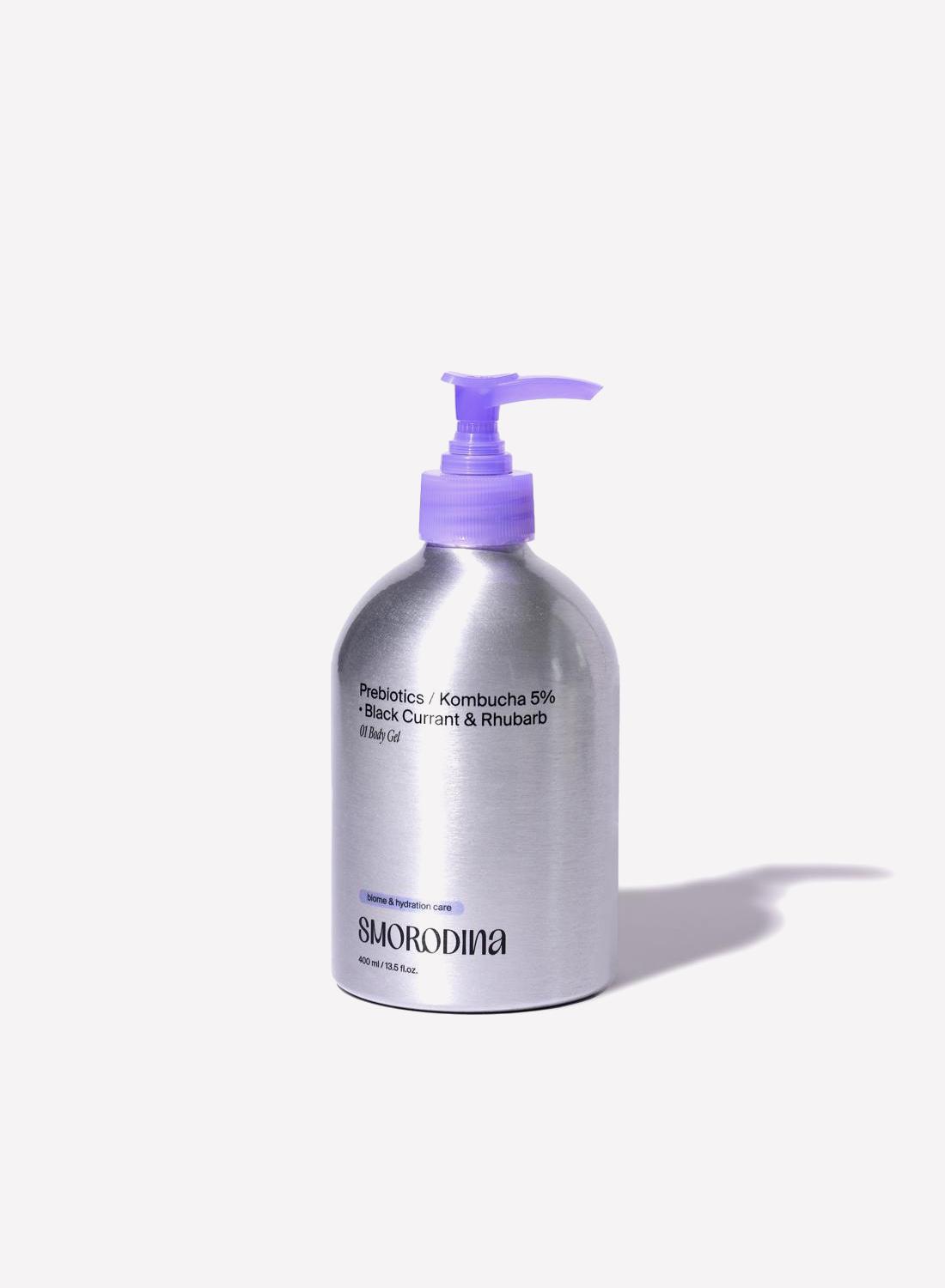 Гель для душа с пребиотиками и комбучей, &laquo;Черная смородина и ревень&raquo;, Smorodina, 943 руб. (Ozon)