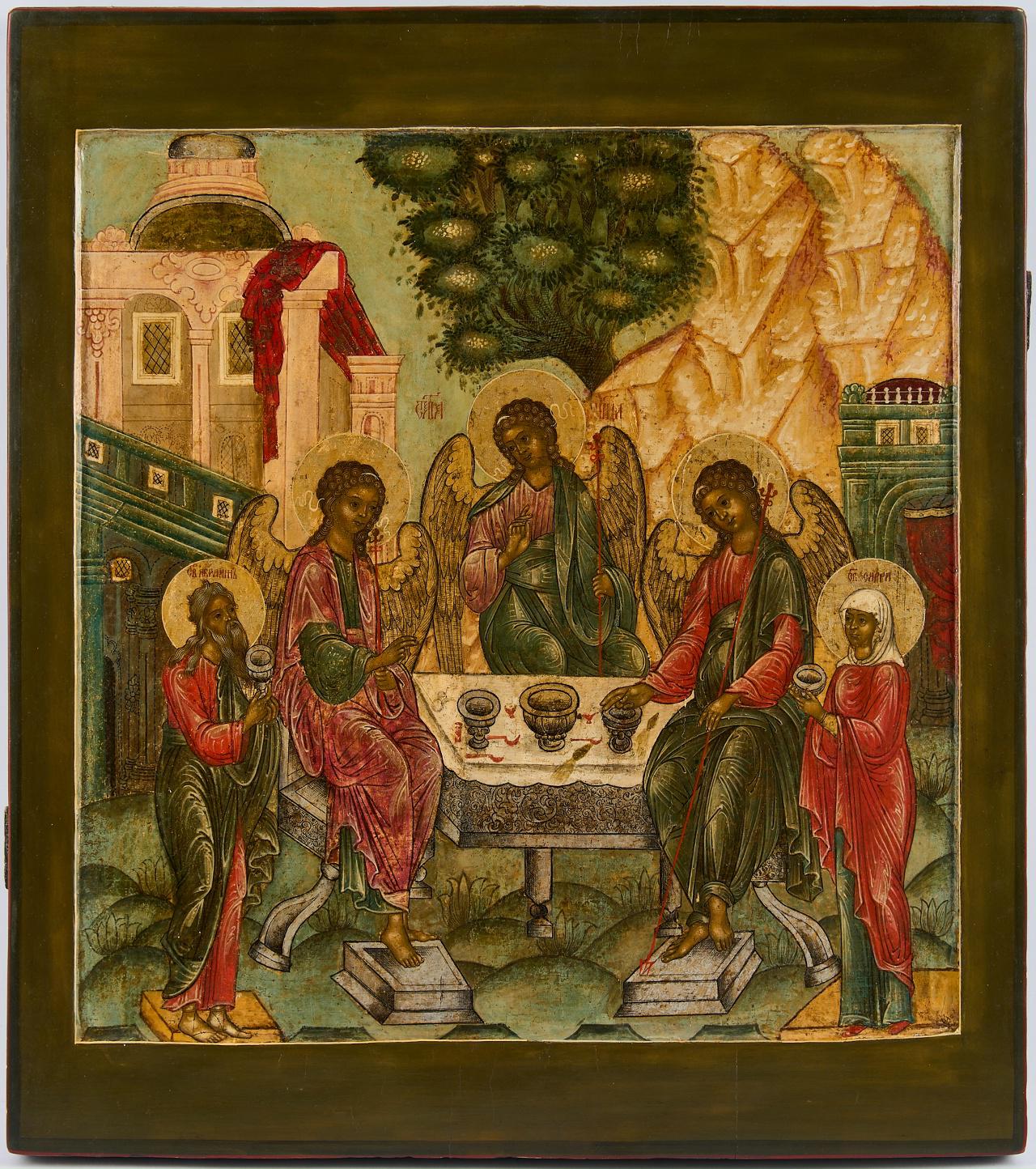 Икона «Святая Троица», конец XVIII в.