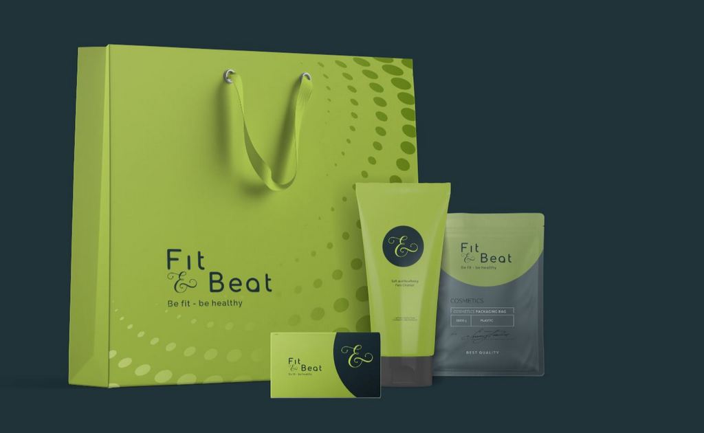 Пример дизайна продукции с выбранным логотипом