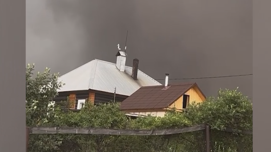 Угольная буря в Кемеровской области. Видео