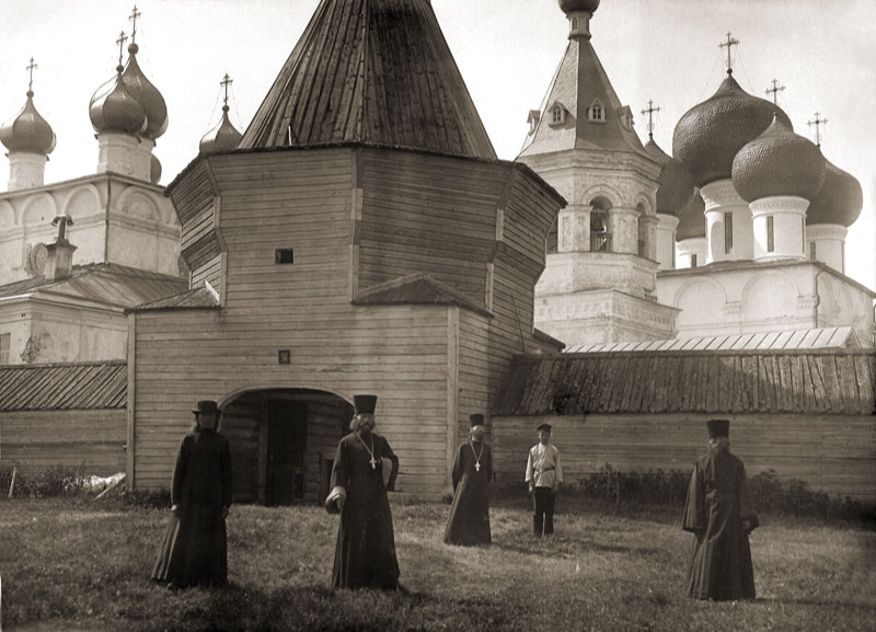 Монастырь&nbsp;в 1907 году, до основания поселка Судострой (Северодвинска)