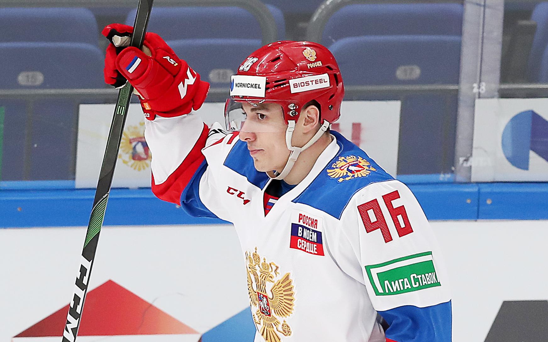 Россиянина признали первой звездой дня в НХЛ