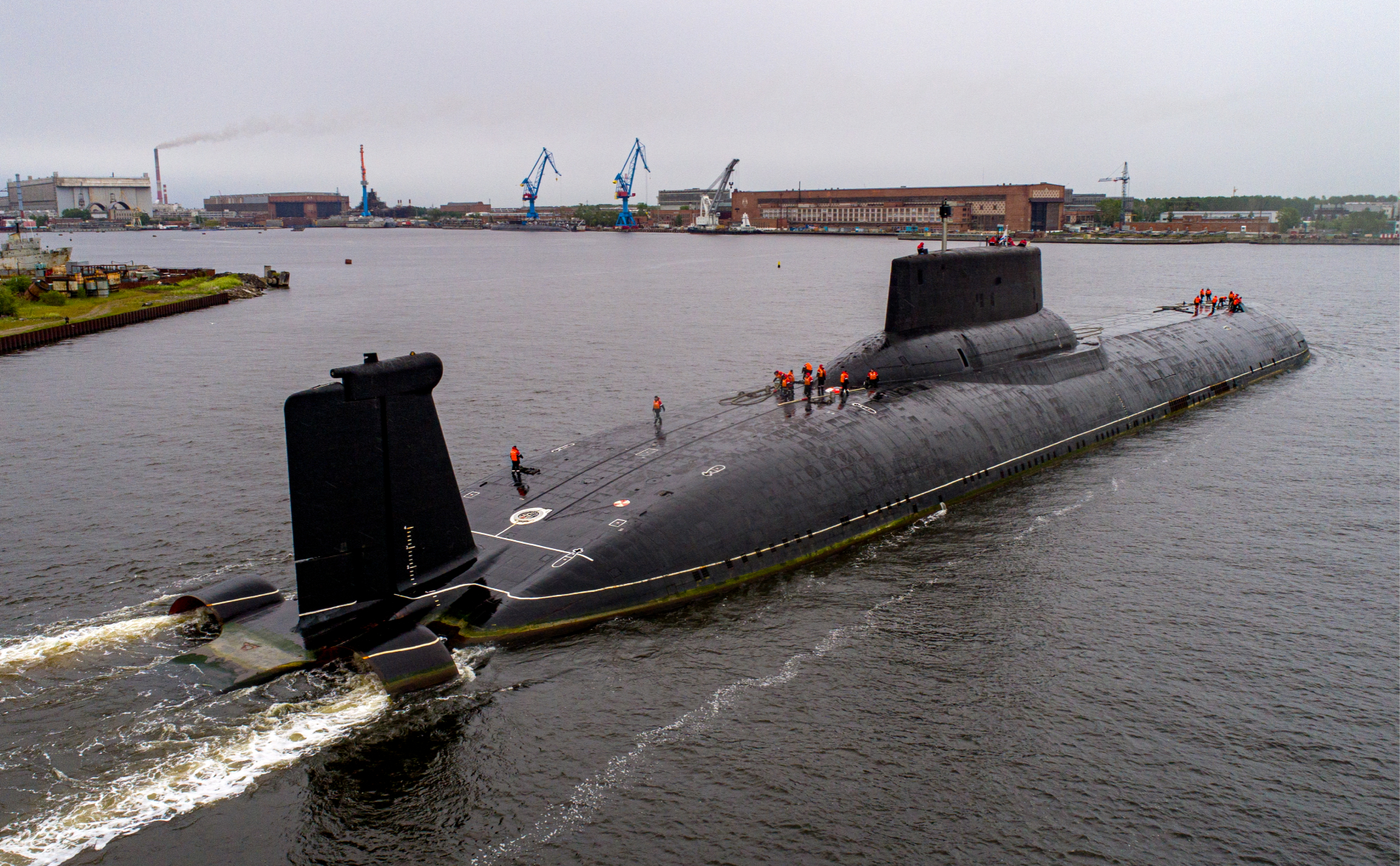 Атомная подводная лодка в Северодвинске