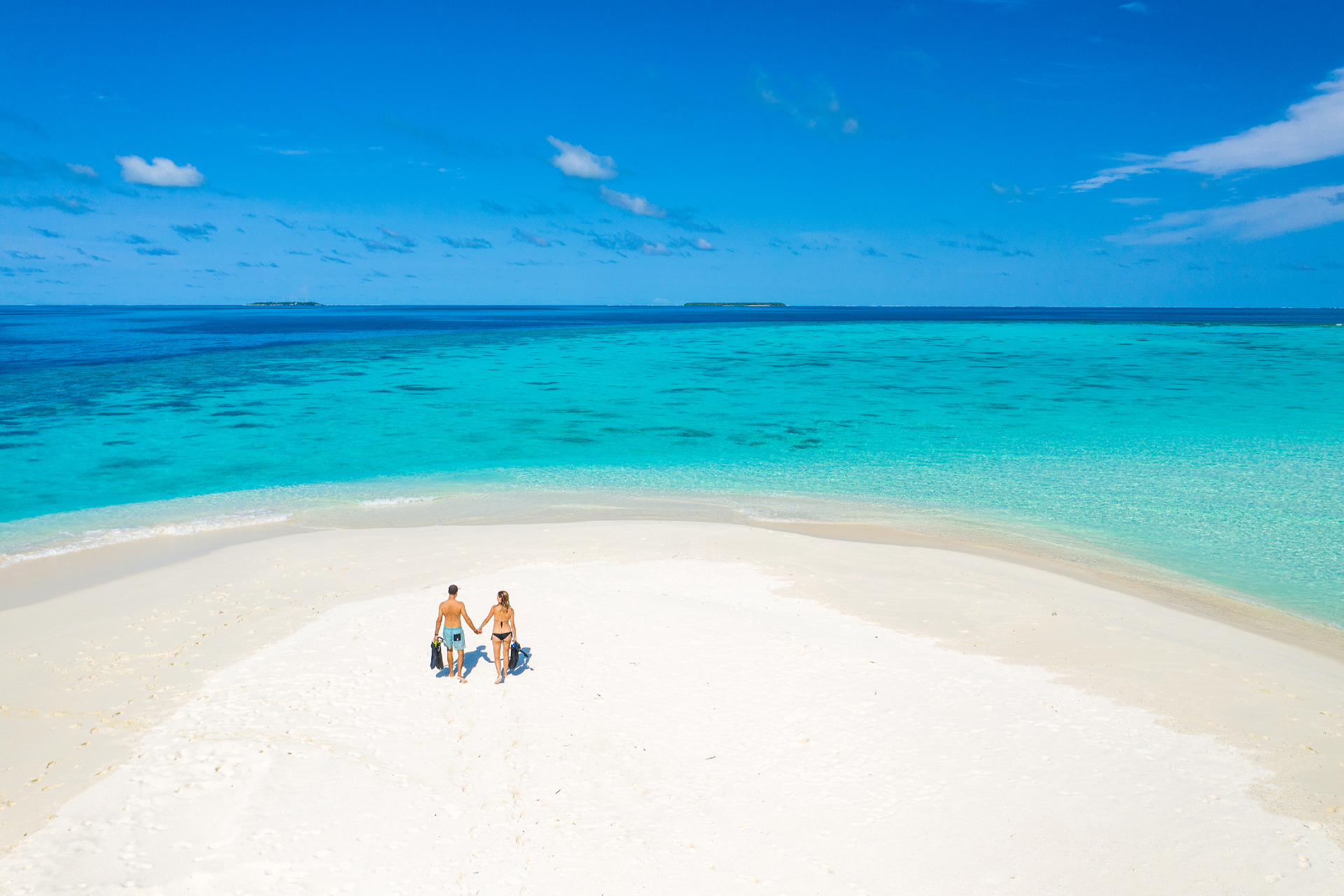 Остров Sandbank Мальдивы