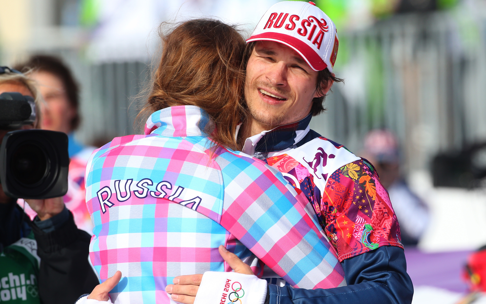 Алена Заварзина и Виктор Уайлд на Олимпиаде в Сочи