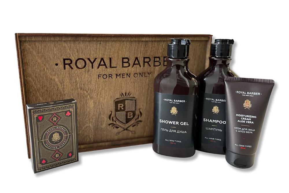 Подарочный набор Royal Barber для ухода за лицом, телом и волосами, Royal Barber, 2499 руб. (&laquo;Л&#39;Этуаль&raquo;)