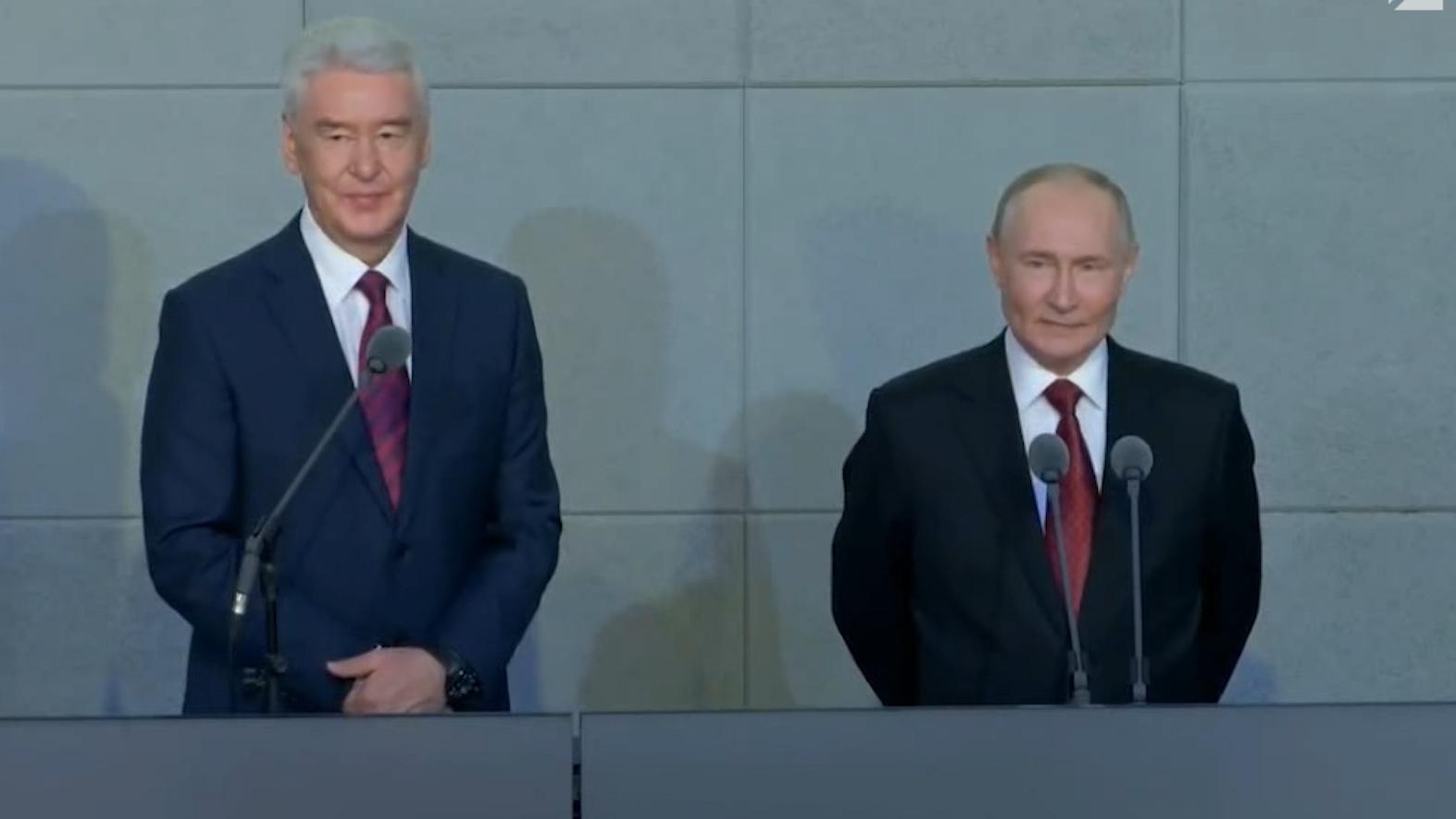 Путин и Собянин открыли новые станции Троицкой линии московского метро