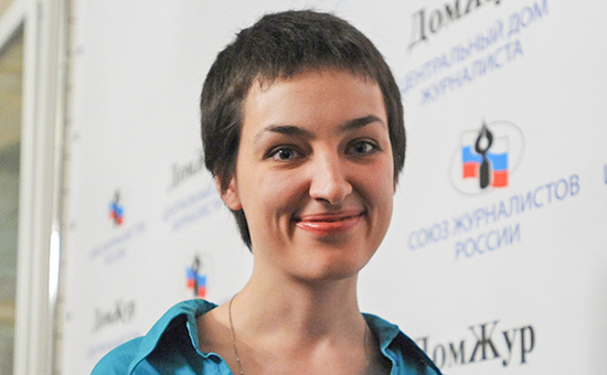Журналистка &laquo;Новой газеты&raquo; Елена Костюченко, декабрь 2011 года


