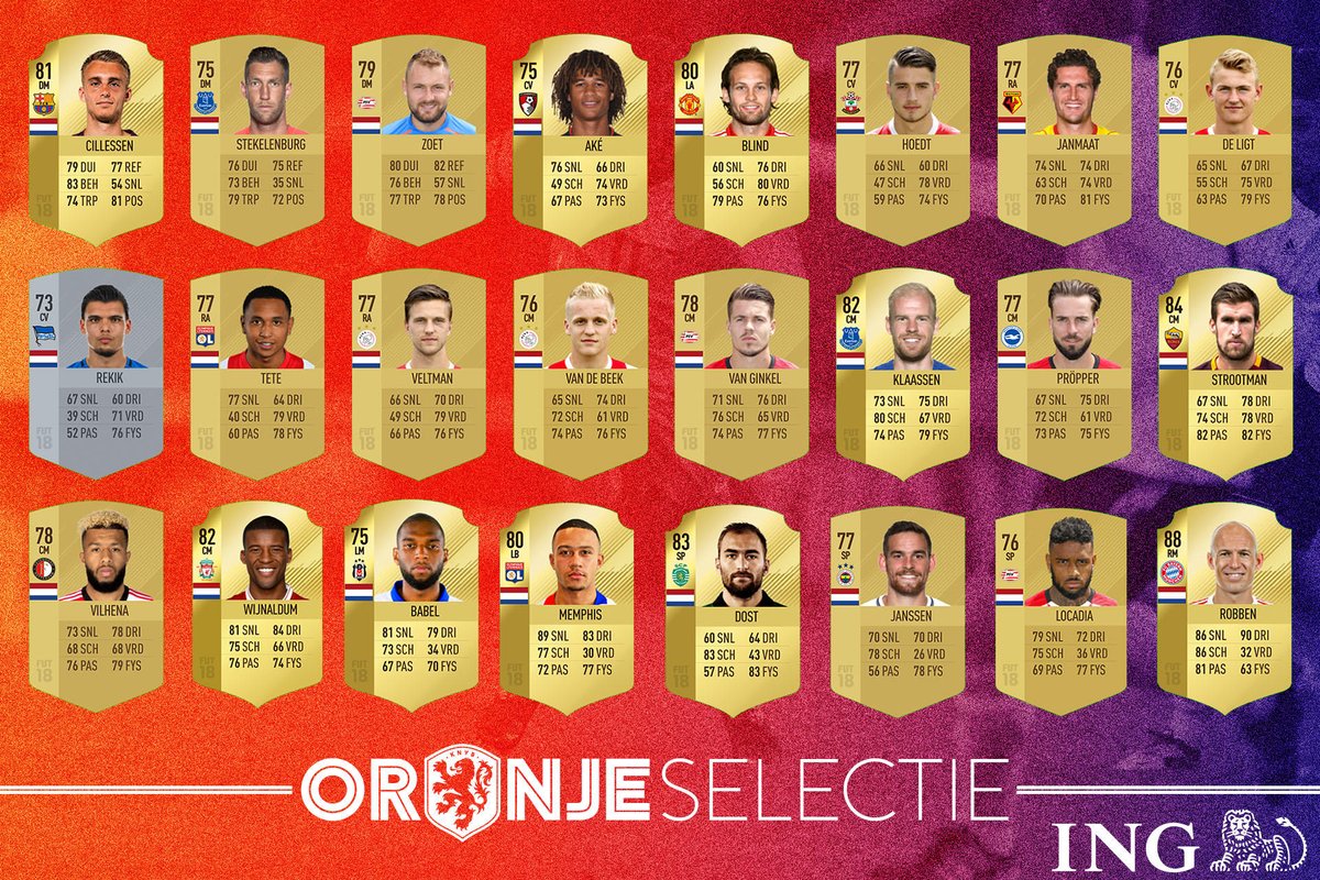 Фото: официальный твиттер сборной Голландии по футболу