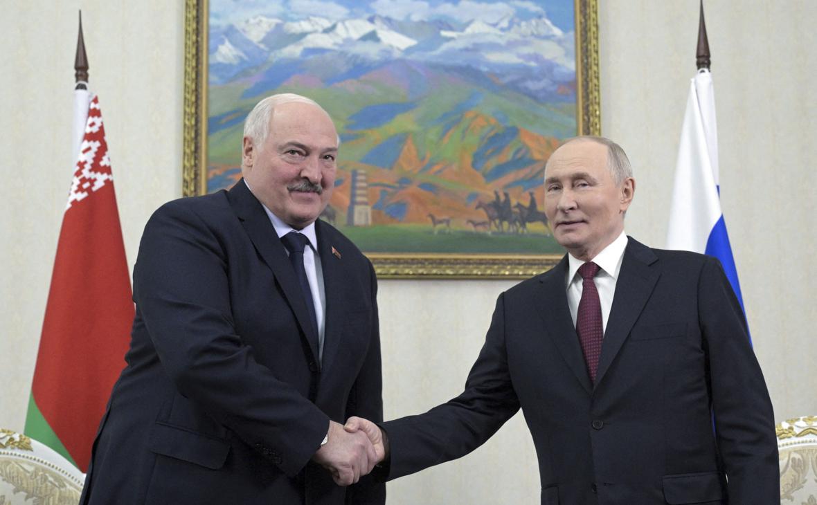 Александр Лукашенко и Владимир Путин