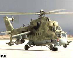В Чечне разбился вертолет Ми-24, один летчик выжил