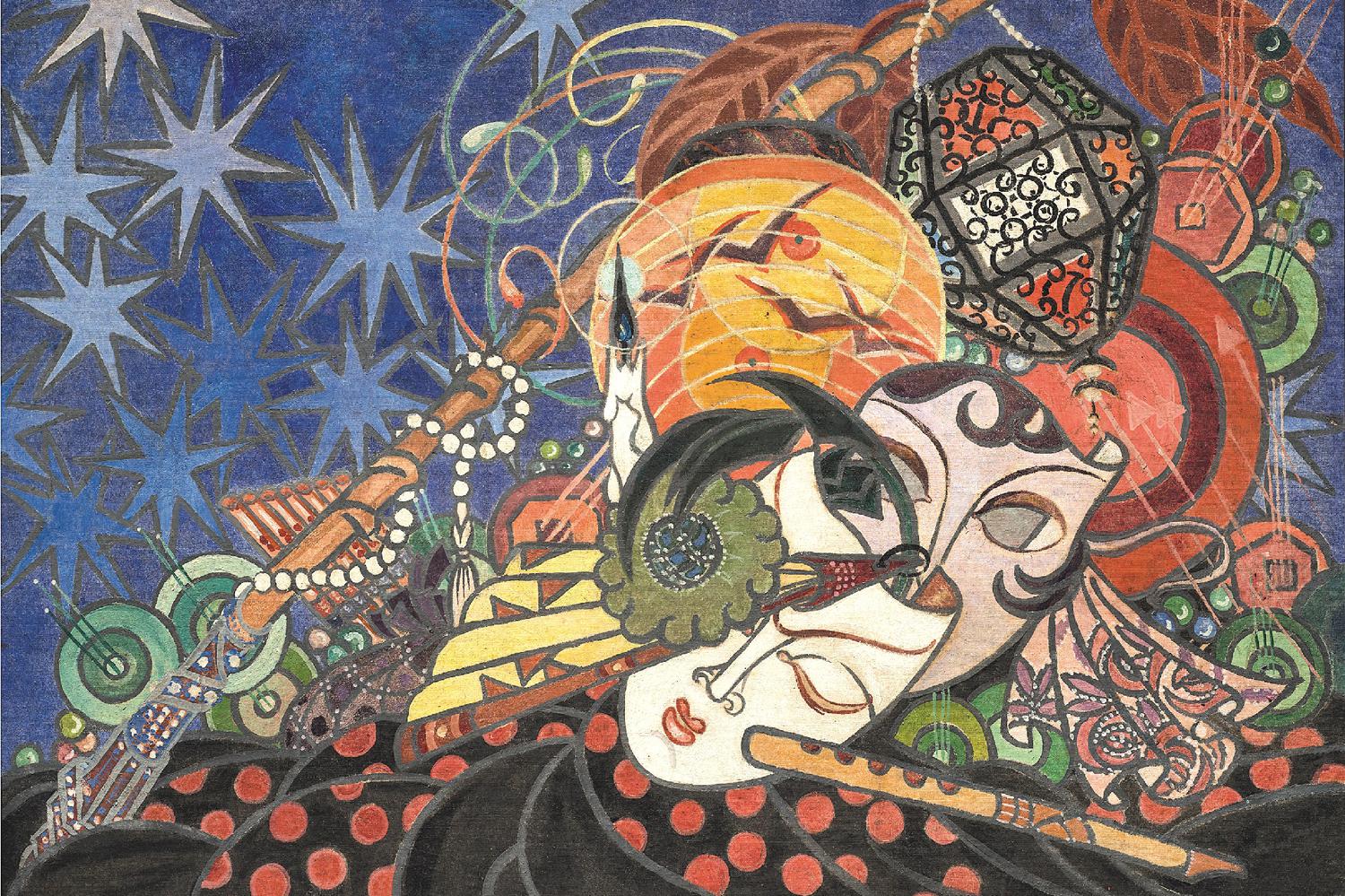 Александра Бельцова-Сута, &laquo;Восточный мотив&raquo;, Середина 1920-х. Частное собрание, Москва