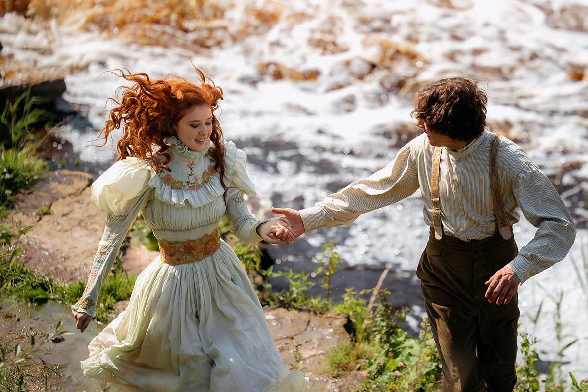 На съемках сериала «Очарованные»