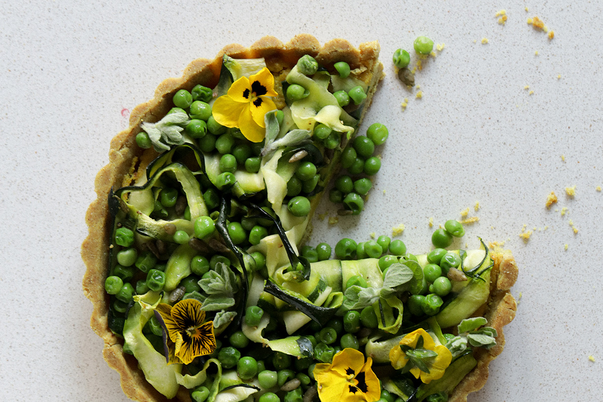 Цукини-тарт (без глютена и лактозы)