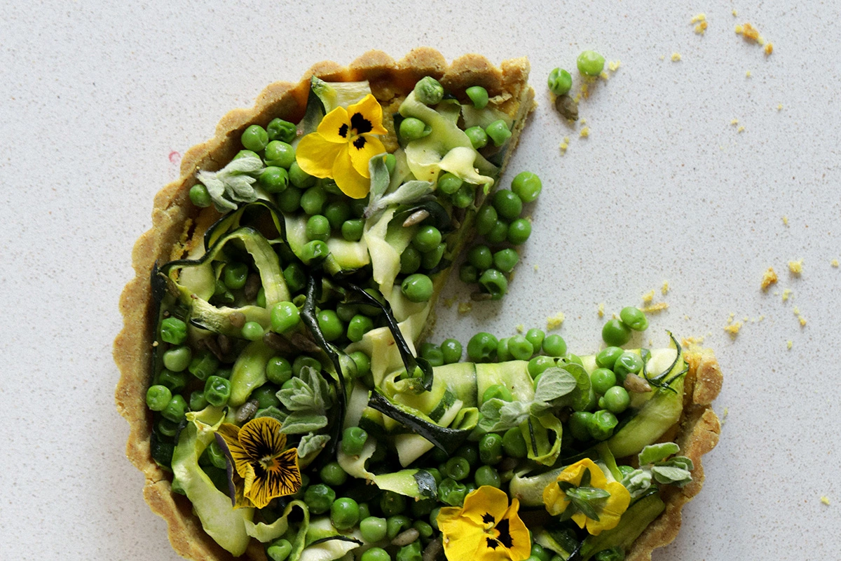 Цукини-тарт (без глютена и лактозы)