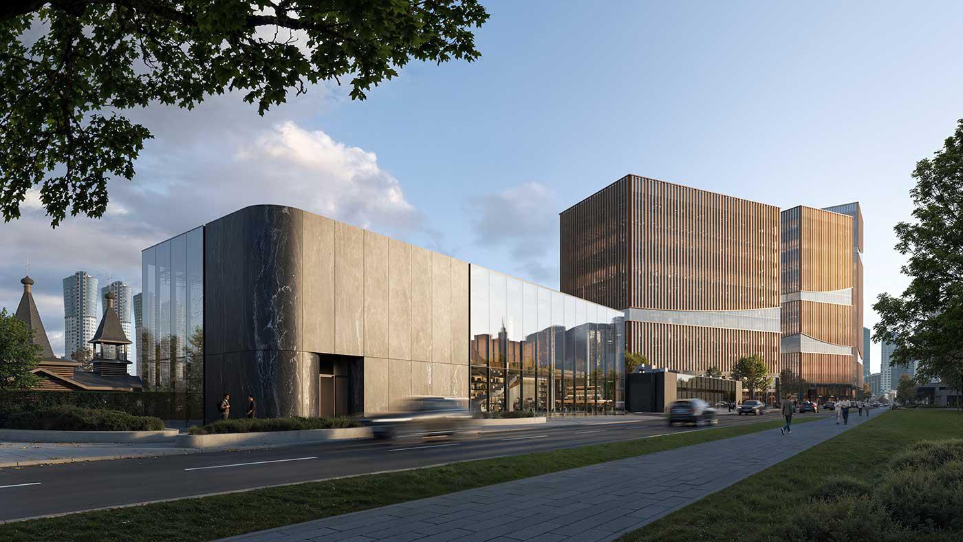 Отдельно стоящий двухэтажный ресторан в STONE Ходынка 1