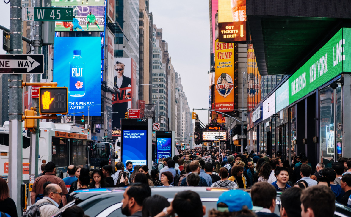 Таймс-сквер, Нью-Йорк, США