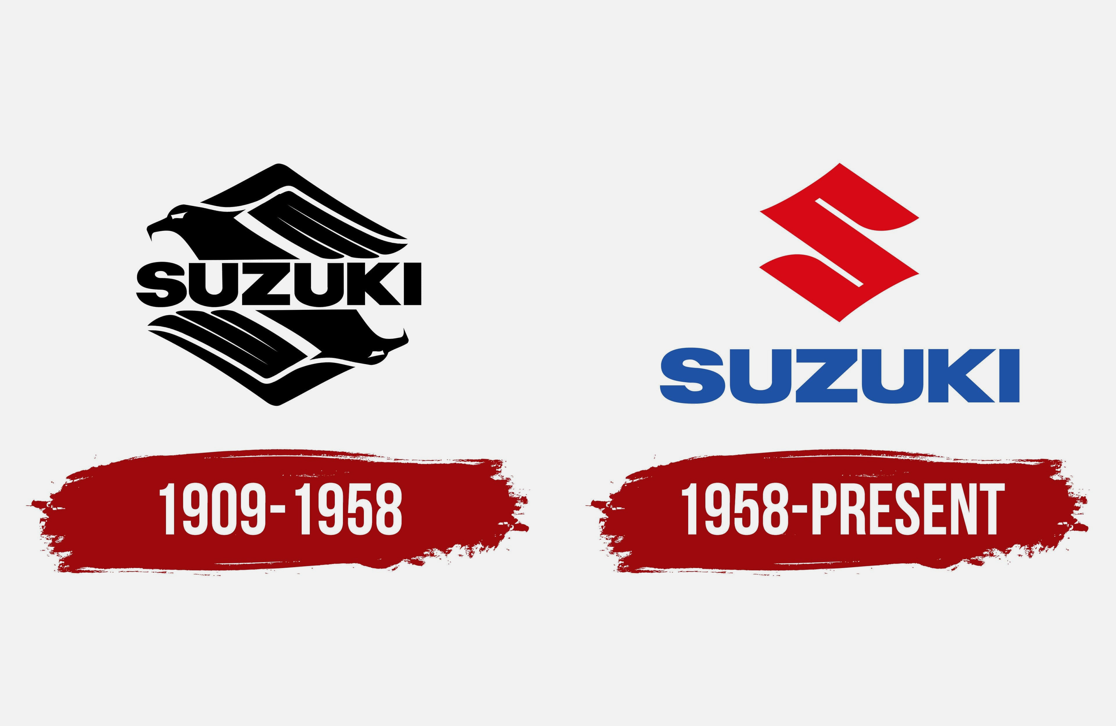 Предыдущие логотипы компании Suzuki