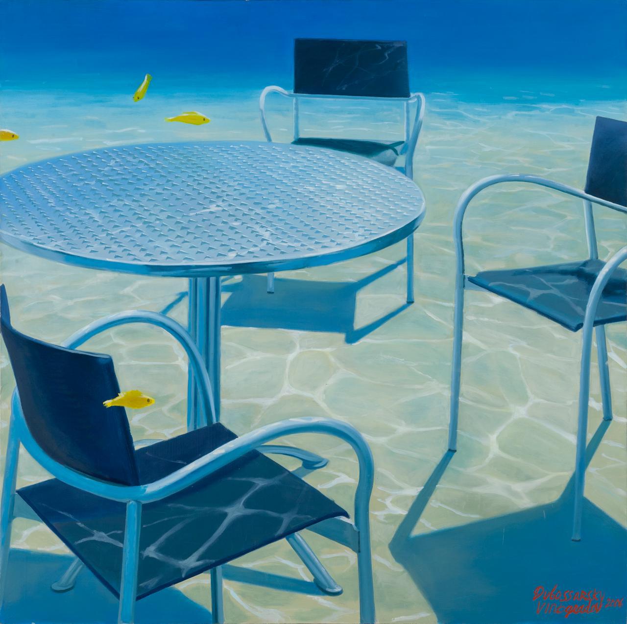 Александр Виноградов и Владимир Дубосарский, «Черные стулья», 2006