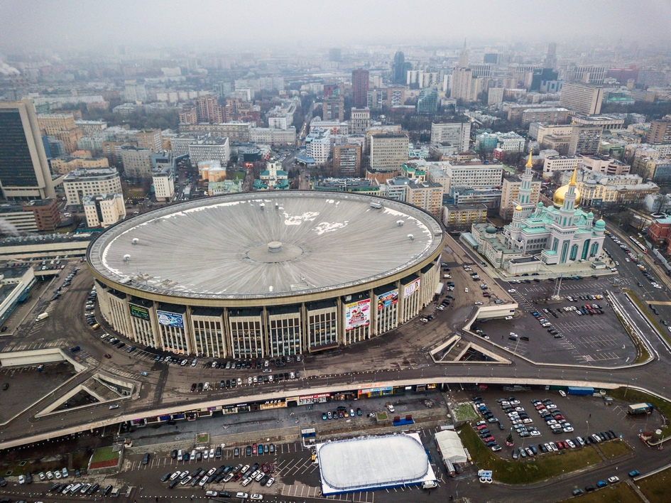 Олимпийский сейчас как выглядит в москве фото