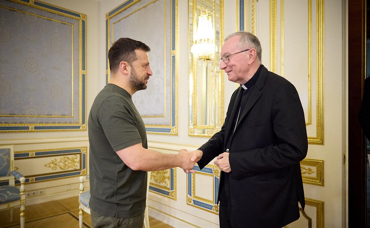 Владимир Зеленский и&nbsp;Пьетро Паролин