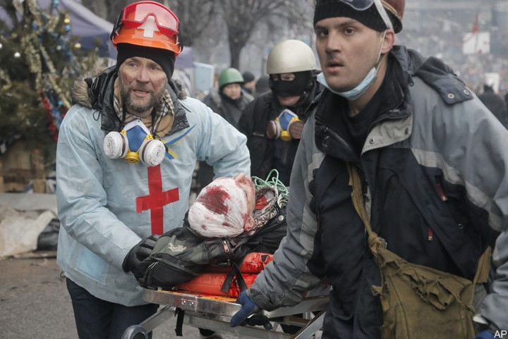 Украинское кровопролитие: сражения в центре Киева. 20 февраля