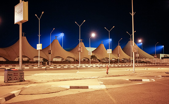 Вид на Международный аэропорт в Хургаде, Египет


