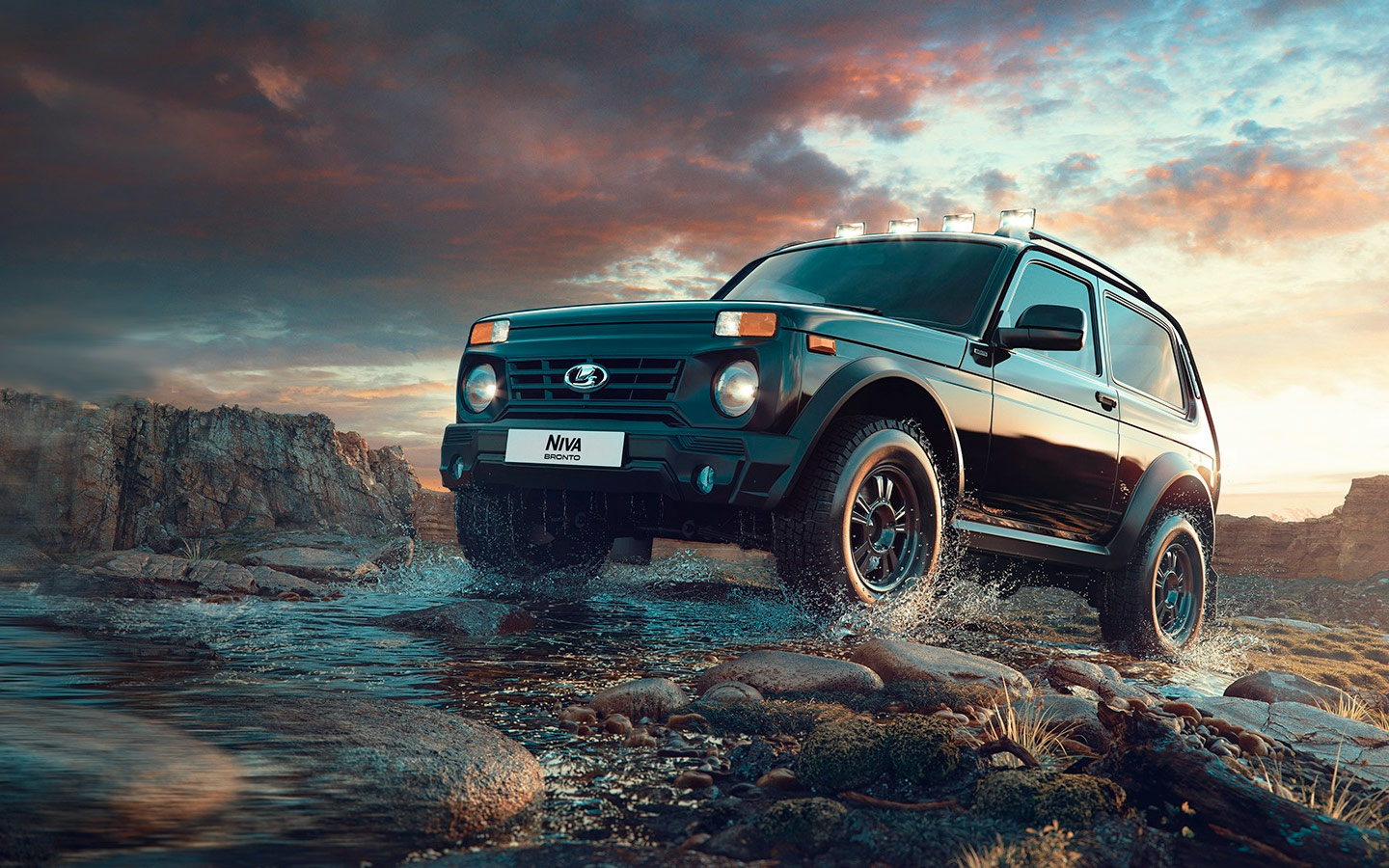 Lada Niva Bronto испытали на тяжелом бездорожье. Видео :: Autonews