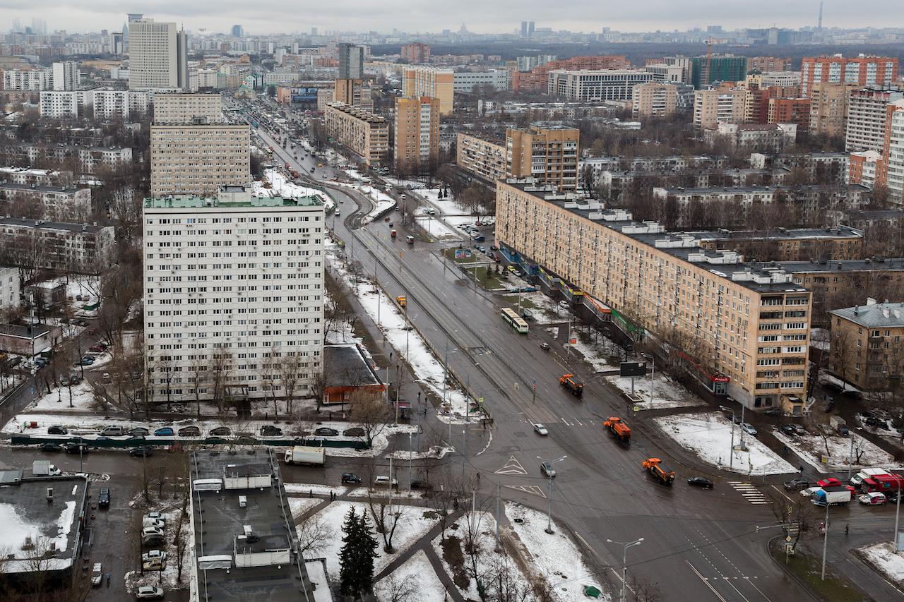 Вид на район Преображенское