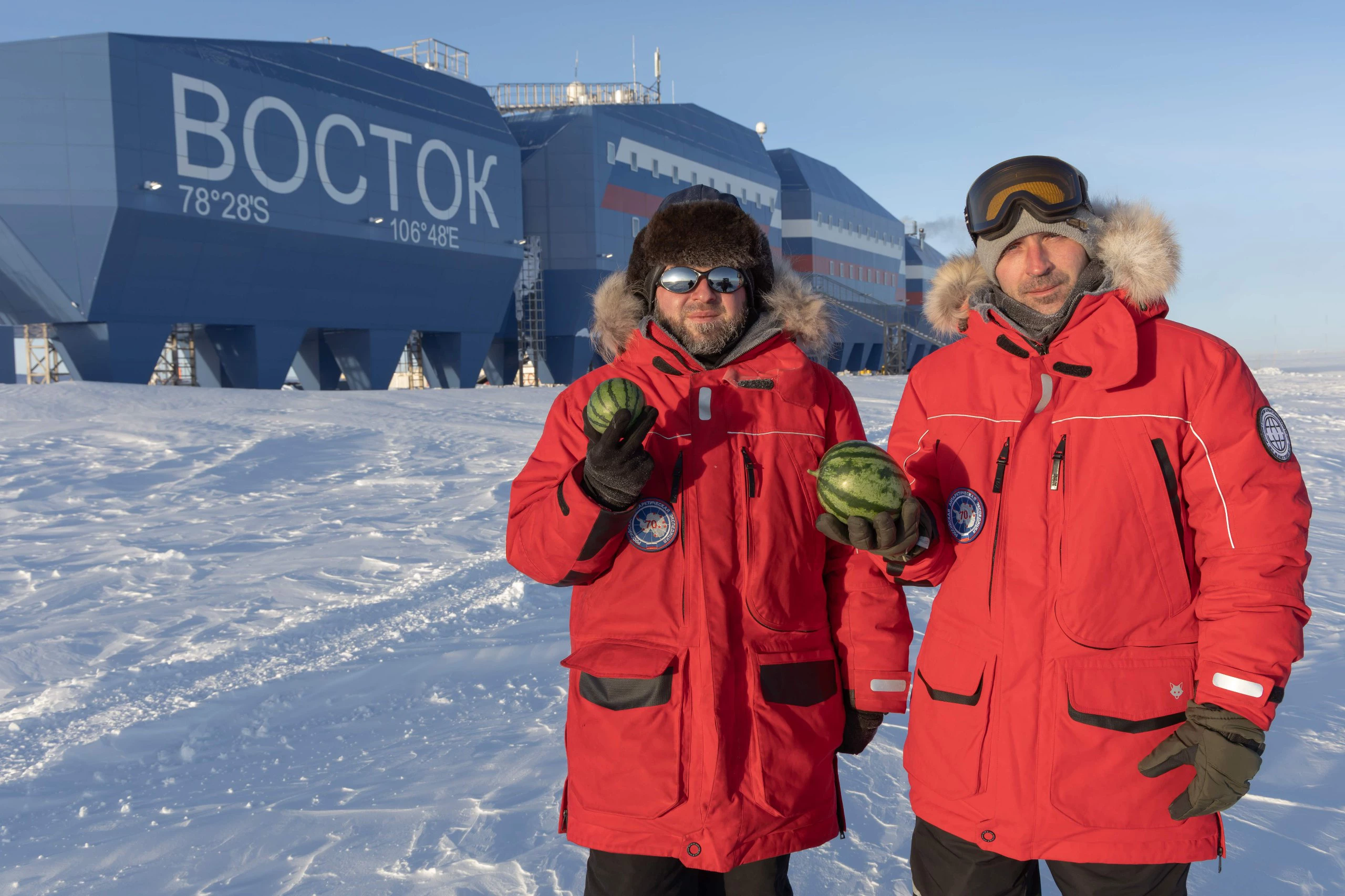 Арбузы, выращенные на станции «Восток»