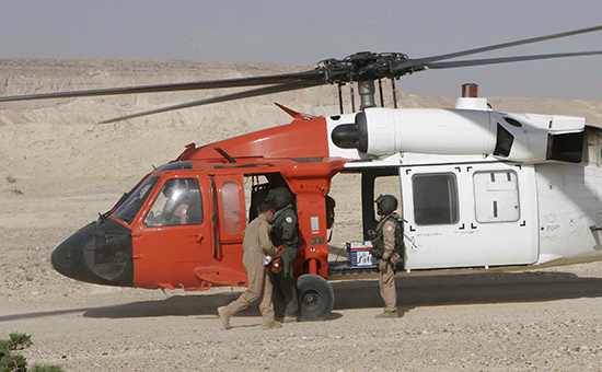 Вертолет спасательных служб Египта