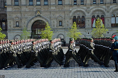 Репетиция парада Победы в Москве