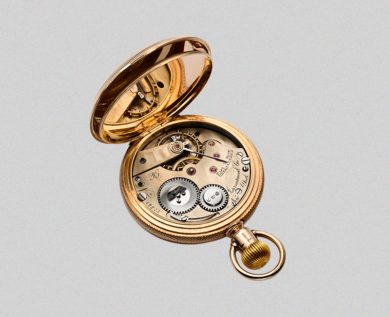 Карманные часы Savonette с калибром Jones, 1875
