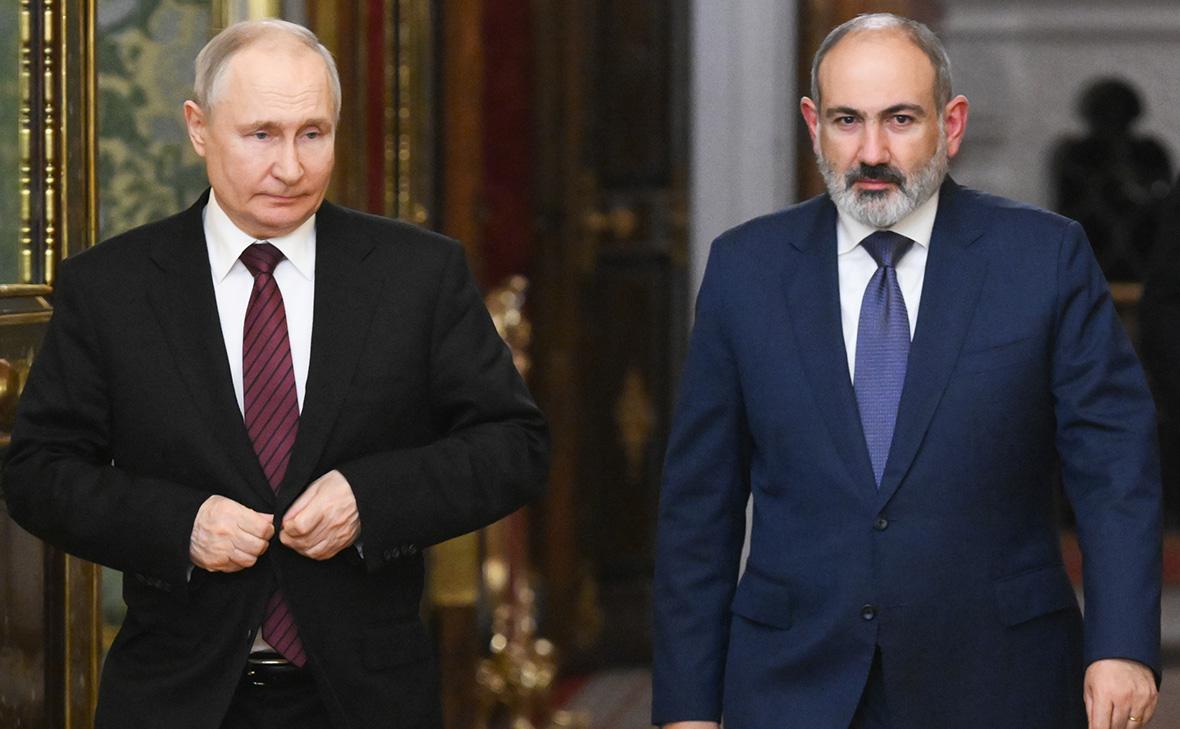 Пашинян поздравил Путина с переизбранием на пост президента