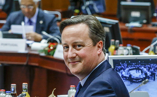 Премьер-министр Великобритании&nbsp;Дэвид Кэмерон на&nbsp;​саммите Европейского совета