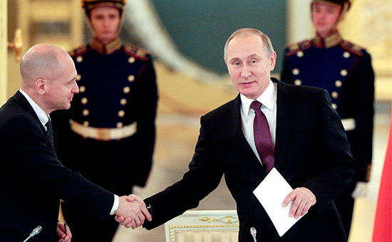 Сергей Кириенко и Владимир Путин (слева направо)


