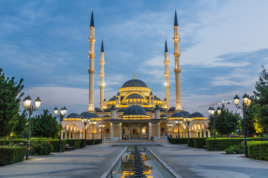 Мечеть &laquo;Сердце Чечни&raquo; в центре Грозного