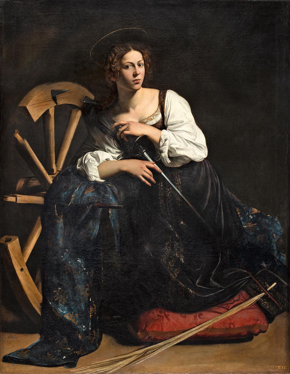 Караваджо, Святая Екатерина Александрийская, 1598