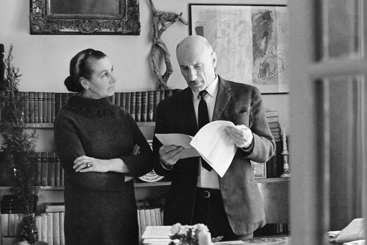 Тамара Макарова и Сергей Герасимов, 1974 год