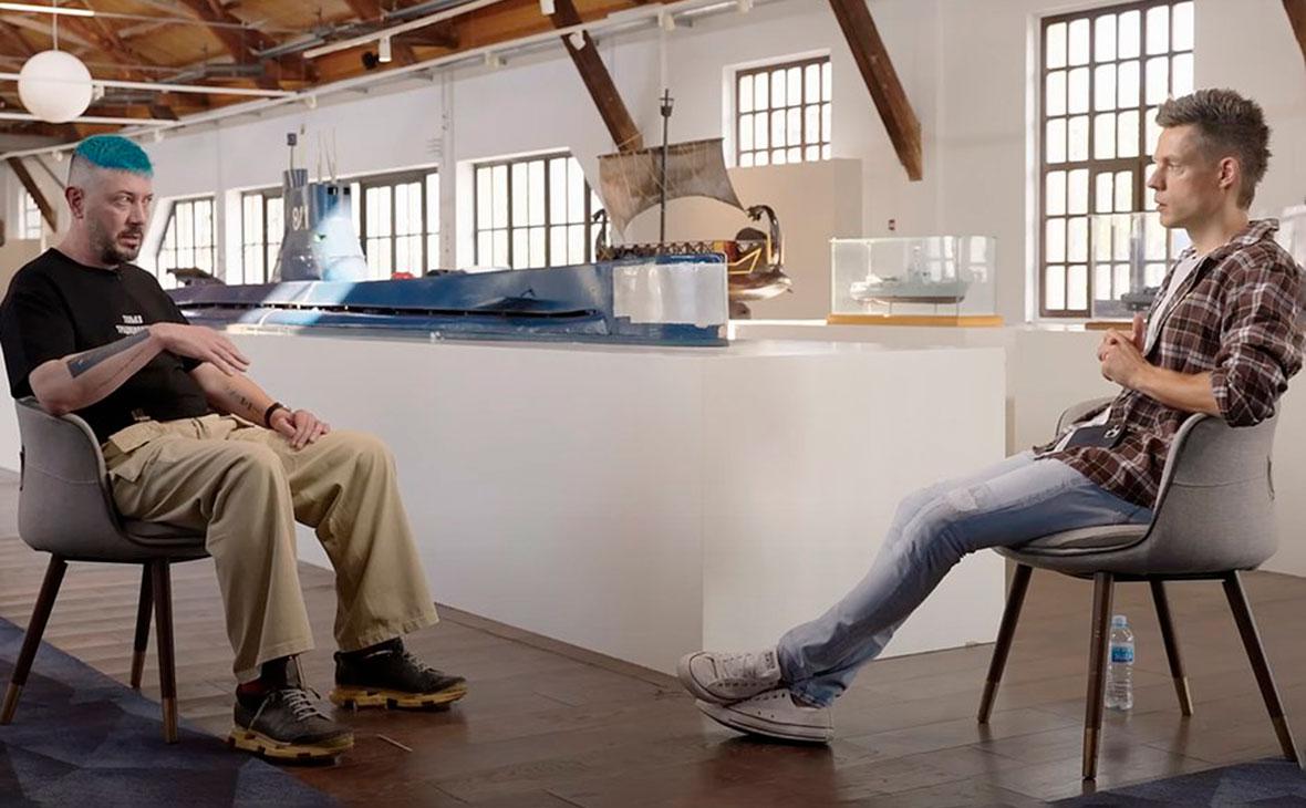 Артемий Лебедев дает интервью Юрию Дудю, август 2025 года