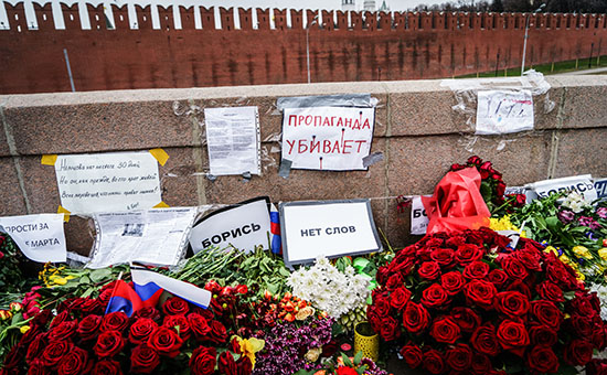 Большой Москворецкий мост, где был убит политик Борис Немцов